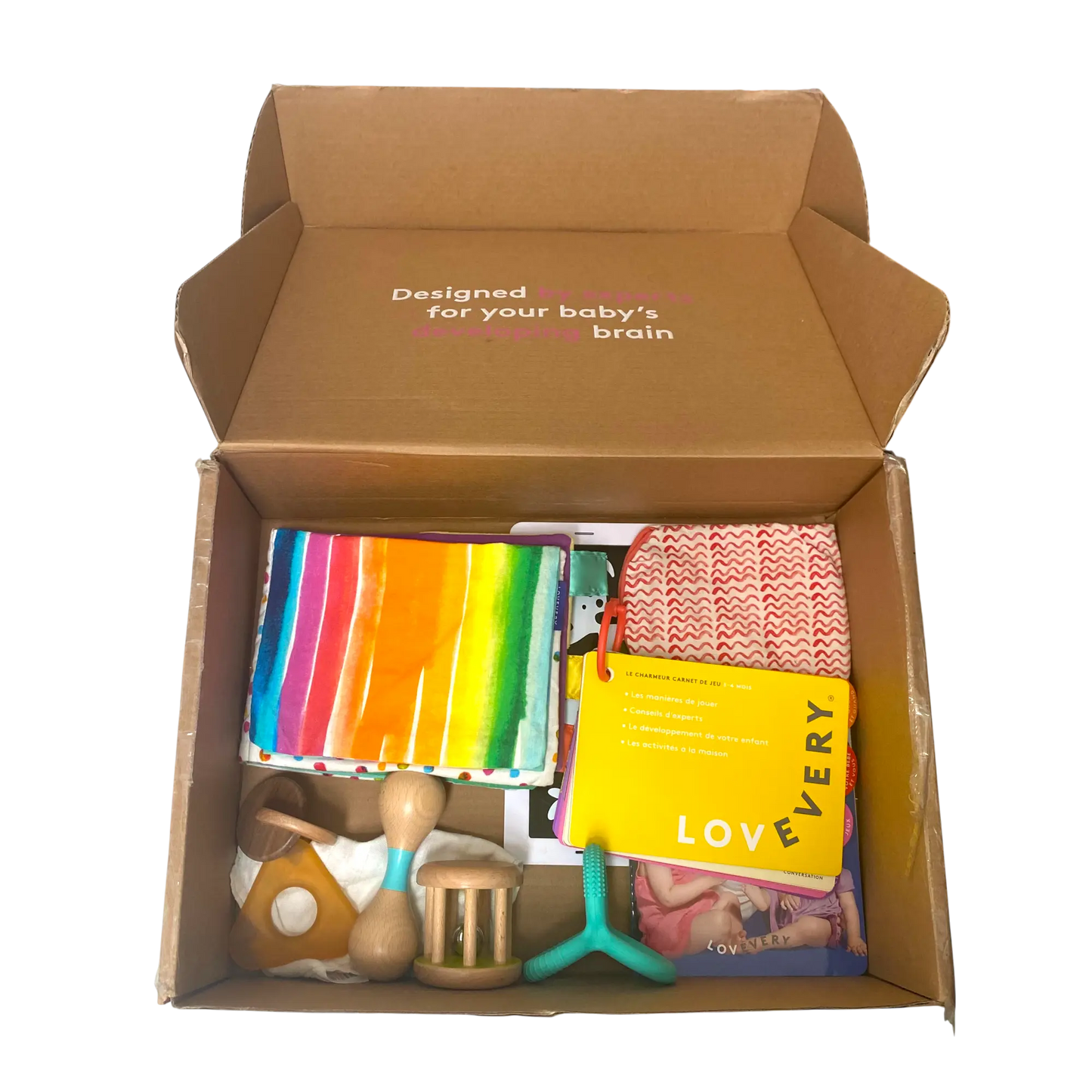 Kit de Jeu complet Lovevery - Le charmeur (3-4 mois) Keedy : Jeux de Qualité Reconditionnés