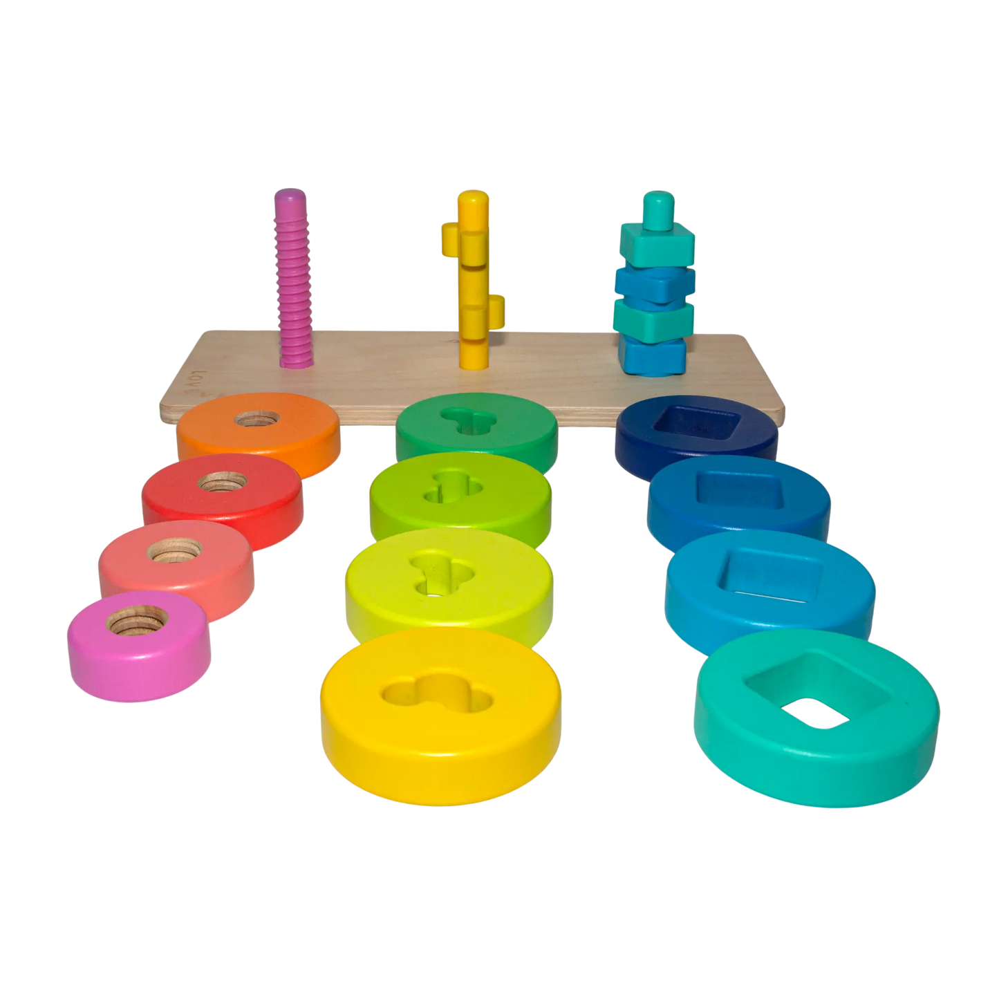 Tour des formes à empiler Keedy : Jeux de Qualité Reconditionnés