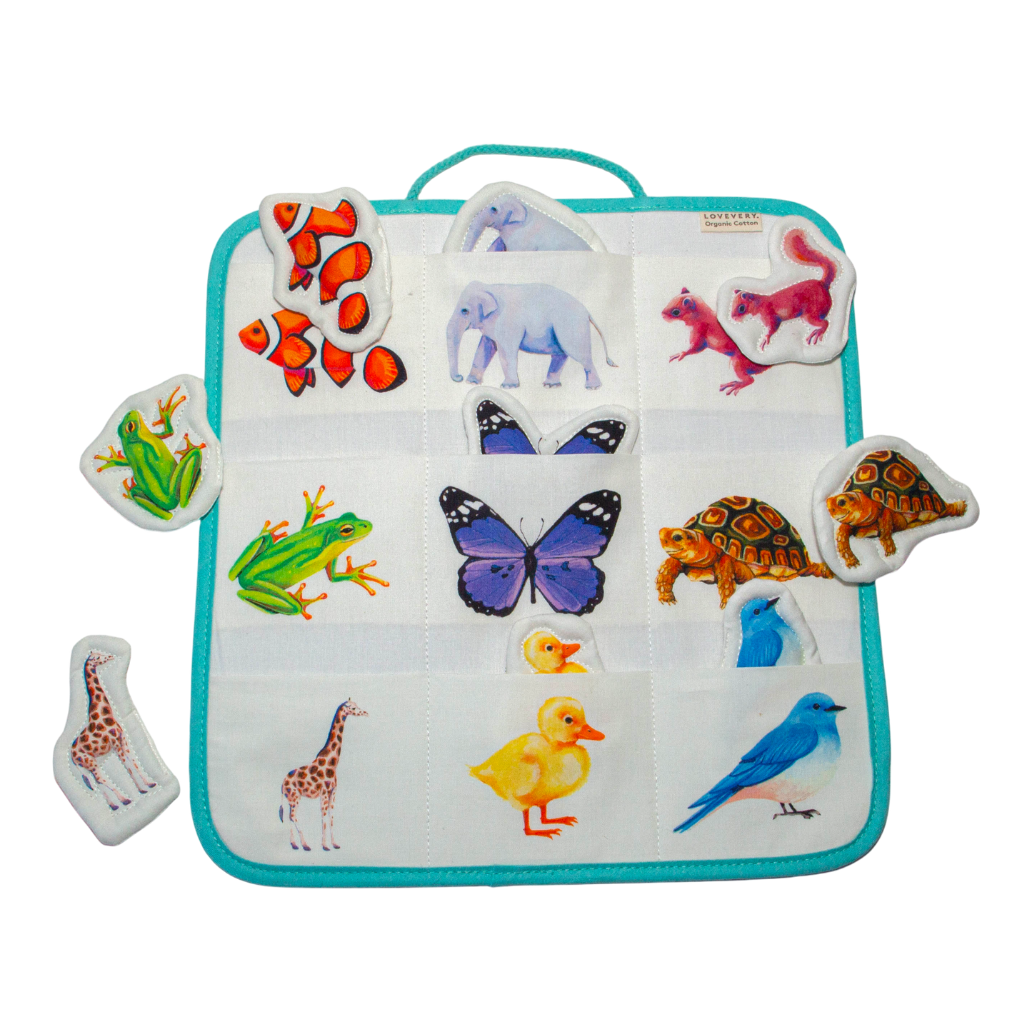 Pochette des petites bêtes molletonnées