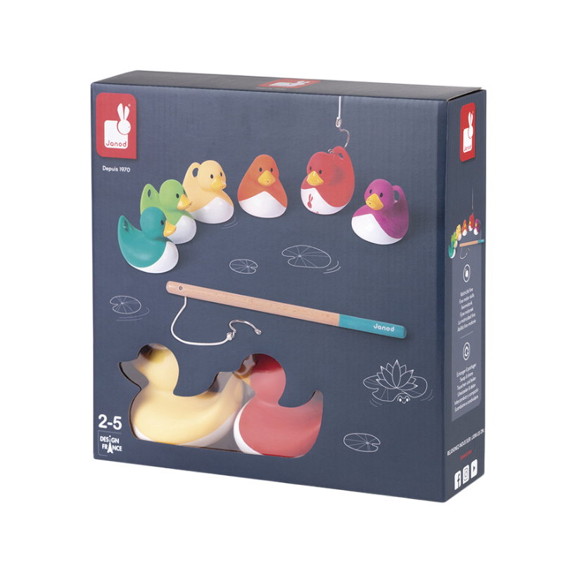 Janod - Pêche aux canards Ducky Keedy : Jeux de Qualité Reconditionnés