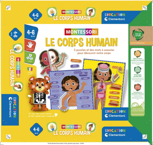 Le corps humain - Montessori