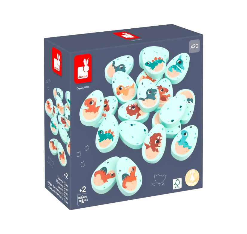 Janod - Mémo Dino Keedy : Jeux de Qualité Reconditionnés