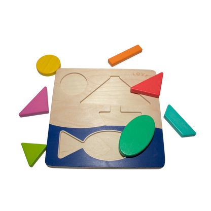 Puzzle en bois recto-verso