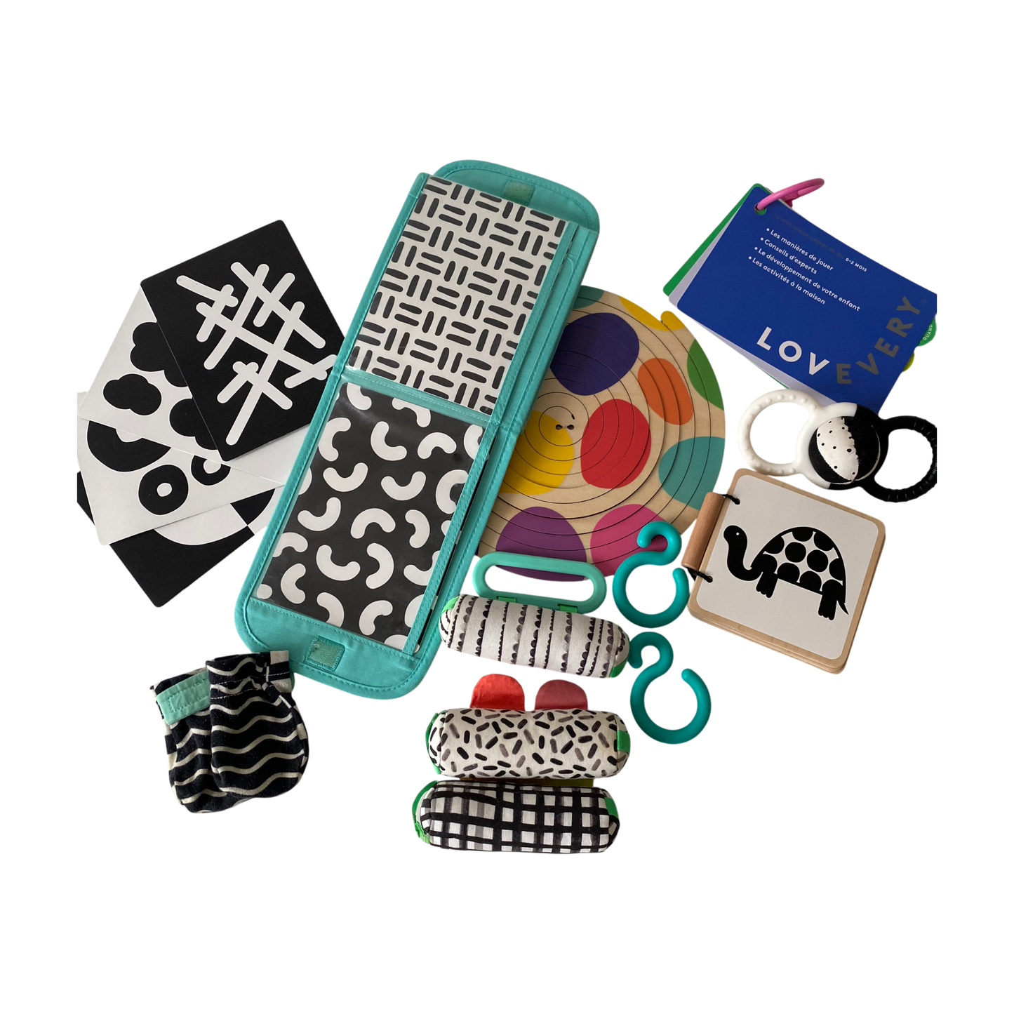 Kit de Jeu complet Lovevery - Le spectateur (0-2 mois)