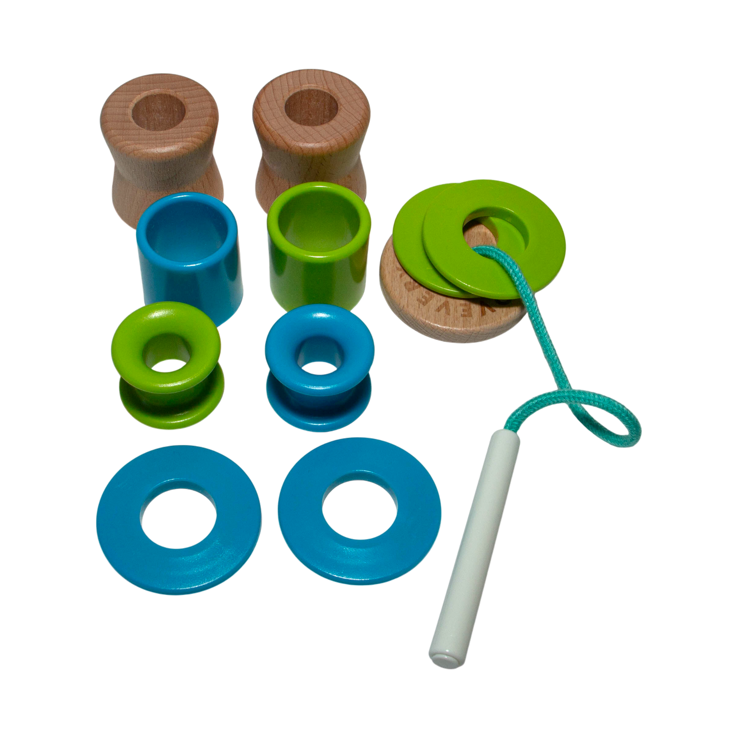 Kit de perles en bois à enfiler