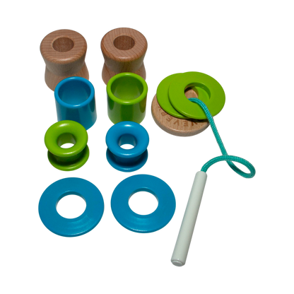 Kit de perles en bois à enfiler