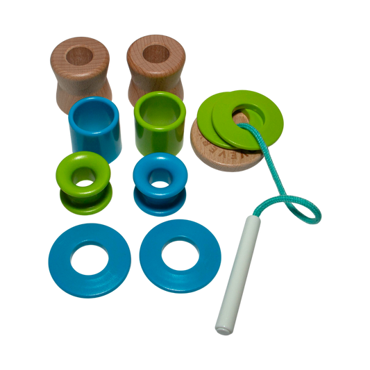Kit de perles en bois à enfiler