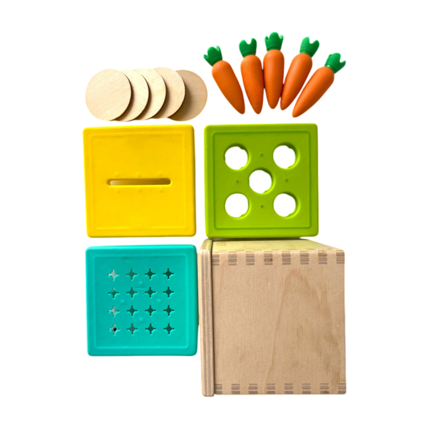 Tirelire de bois