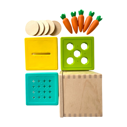 Tirelire de bois