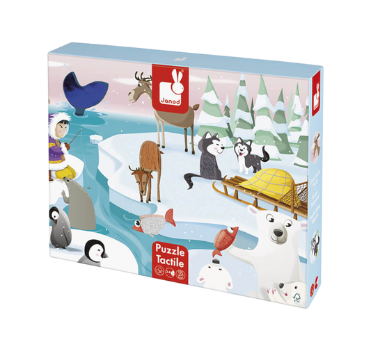 Janod - Puzzle tactile "la banquise" Keedy : Jeux de Qualité Reconditionnés