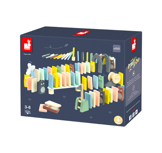 Janod - Dominos Sweet cocoon Keedy : Jeux de Qualité Reconditionnés