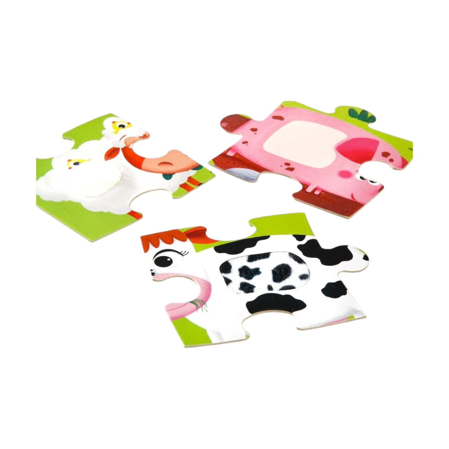 Janod - Puzzle tactile: les animaux de la ferme